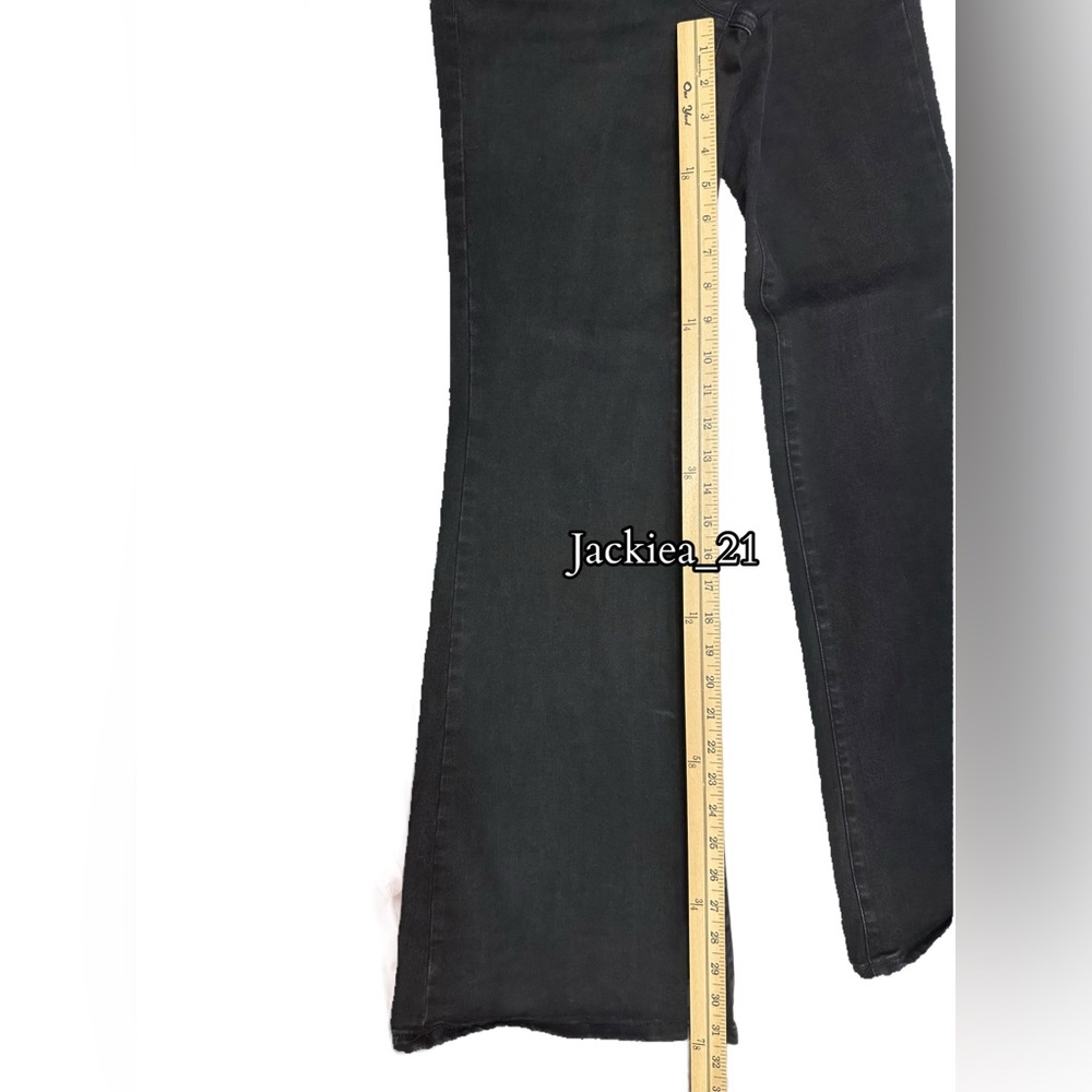 Women's Black Flared Jean - Picture 3 of 8